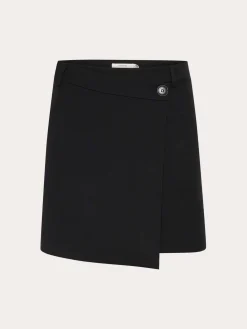 Paula mw Wrap Skirt - Black
