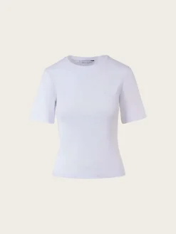 Pippa Rib Tee - White