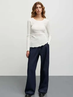 Pointella Troja Tee LS - Vanilla Ice