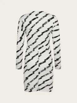 Pollux Altena Dress - Paint Stripe/White