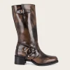 Rocky Brushed Brown Leather Boots