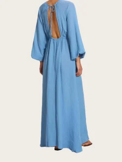 Rosalie Maxi Dress - Chambray Blue