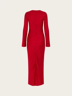 Saalina Dress - Scarlet Sage