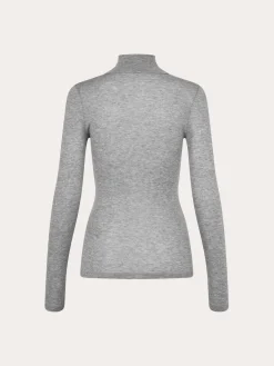 Sadou t-n T-Shirts ls - Grey Melange