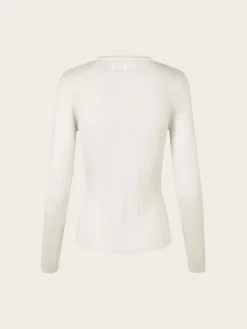 Salori v-neck - Egret