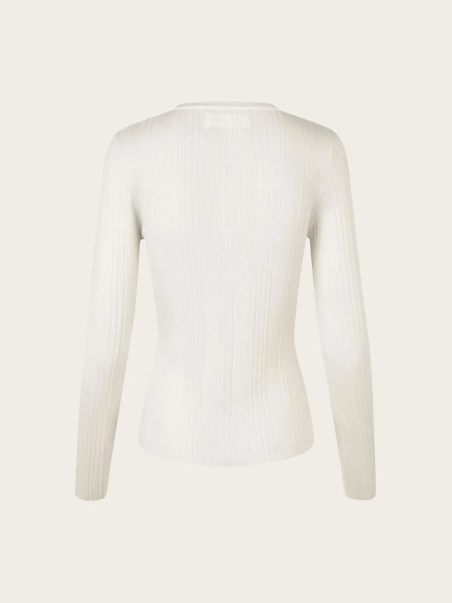 Salori v-neck - Egret