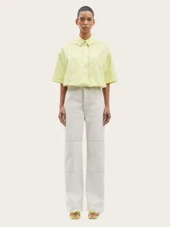 Sashelly Cut Jeans - Natural