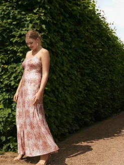 Sequins Strap Dress - Bright Bouquet