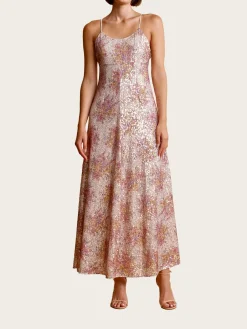 Sequins Strap Dress - Bright Bouquet