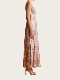 Sequins Strap Dress - Bright Bouquet