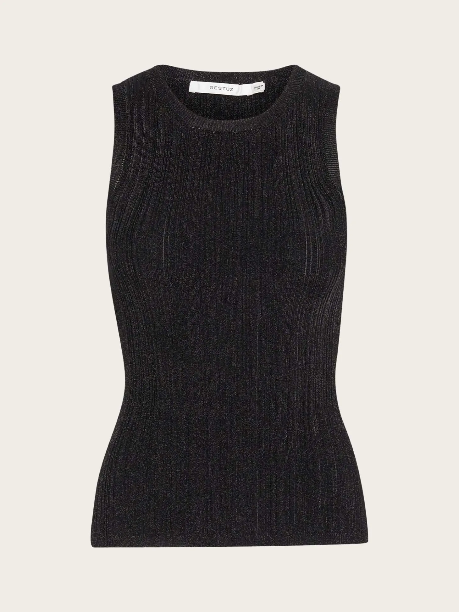 Silvi Rib sl Top - Black