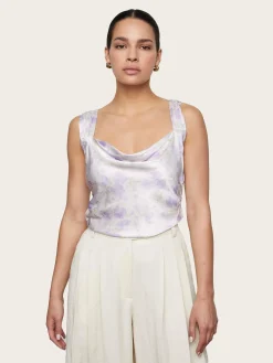 Sirina Top - Lilac Jasmine Print