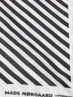 Soft Cotton Self Scarf - Bluing/Jet Black