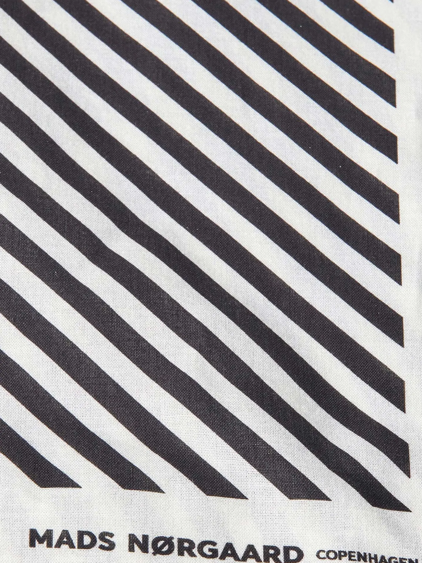 Soft Cotton Self Scarf - Bluing/Jet Black