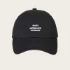 Soft Twill Cash Cap - Jet Black