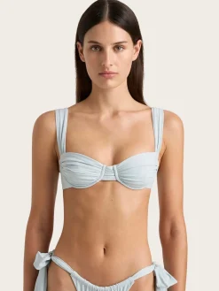 Sol Bikini Top - Sky Blue