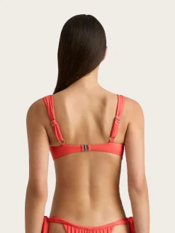 Sol Bikini Top - Vermillon