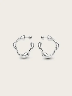 Splash Hoops Small PAIR - Silver