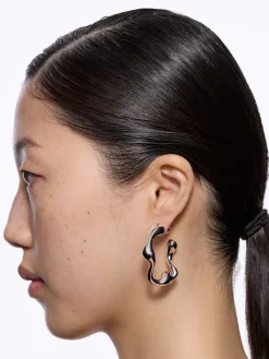 Splash Hoops Small PAIR - Silver