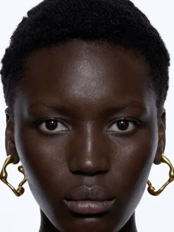 Splash Hoops Small PAIR - Gold