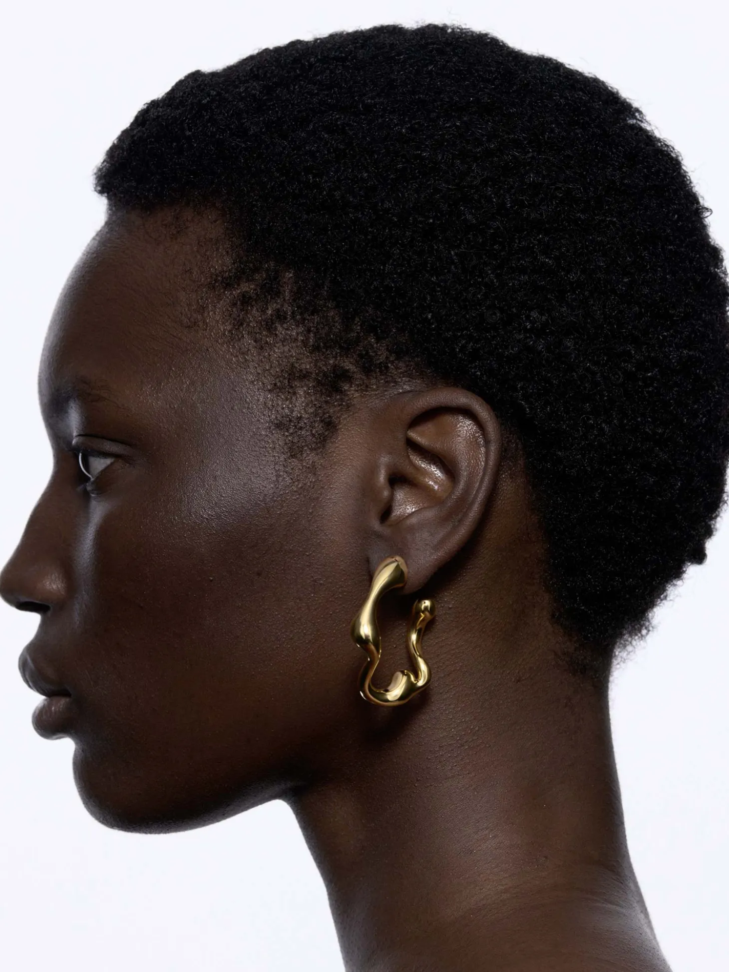 Splash Hoops Small PAIR - Gold