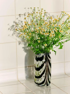 Splash Vase Roll Neck X-Small - Coffee and White