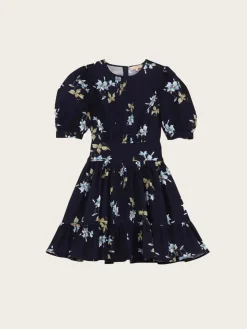 Structured Mini Dress - Blue Bouquet