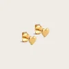 Studs Heart - Gold