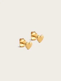 Studs Heart - Gold