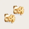 Studs Organic Clover - Gold