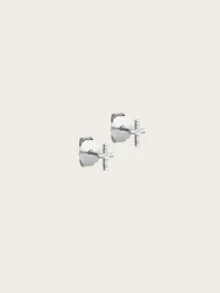 Studs Protective Cross - Silver