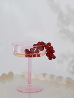 Tint Couple Glass - Set of 2 - Pink