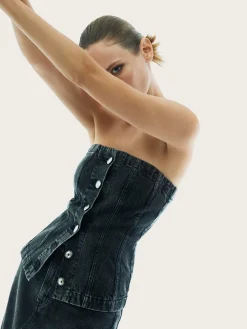 Troyes Black Denim Tank