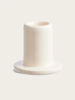 Tube Candleholder Small - Offwhite