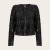 Vela Sequin Jacket - Black