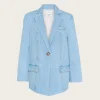 Vella OZ Blazer - Light Blue Washed