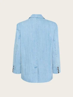 Vella OZ Blazer - Light Blue Washed