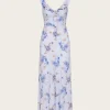 Yvonne Midi Dress - Leona Floral Lilac