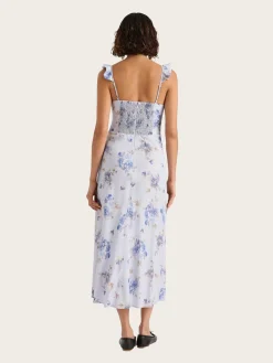 Yvonne Midi Dress - Leona Floral Lilac