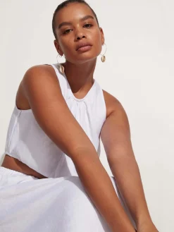 Zeta Midi Dress - White