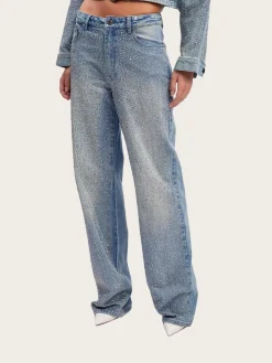 Zorah MW jeans - Mid Blue Washed