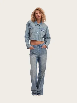 Zorah MW jeans - Mid Blue Washed