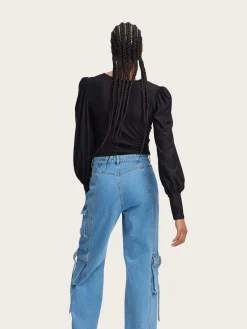 Zoy Cargo Pants - Mid Blue Washed